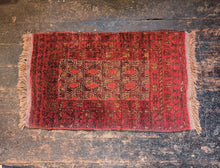 Load image into Gallery viewer, 3&#39;6&quot;x2&#39; Antique Afghan Hand Knotted Wool Baluch Rug - 107cm x 60cm
