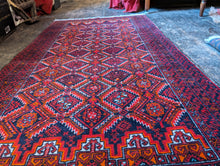 Load image into Gallery viewer, 5&#39;5&quot; x 3&#39; Antique Afghan Hand Knotted Wool Baluch Rug - 166cm x 90cm
