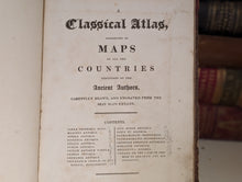 Load image into Gallery viewer, 1828 Browns Classical Atlas - Maps of all the Countries mentioned by the Ancient Authors
