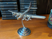 Load image into Gallery viewer, Art Deco Aluminium B17 Bomber Aeroplane
