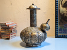 Load image into Gallery viewer, Vintage White Metal Malaysian Kendi
