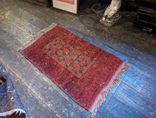 Load image into Gallery viewer, 3&#39;6&quot;x2&#39; Antique Afghan Hand Knotted Wool Baluch Rug - 107cm x 60cm
