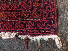 Load image into Gallery viewer, 5&#39;5&quot; x 3&#39; Antique Afghan Hand Knotted Wool Baluch Rug - 166cm x 90cm
