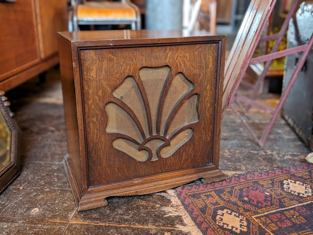 Art Deco 1920's Wooden Case Speaker -