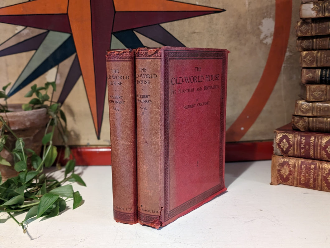 The Old World House - Antique Books - Volume1 & 2 - 1925