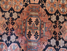 Load image into Gallery viewer, 6&#39;1&quot;x2&#39;3&quot; Vintage Hand Knotted Hamadan Wool Rug - 185 x 70cm
