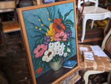 Load image into Gallery viewer, Vintage Danish Floral Still Life Oil Painting  - 58 x 45cm
