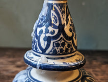Load image into Gallery viewer, An Islamic Tin Glazed Earthenware Candlestick
