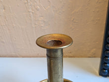 Load image into Gallery viewer, Pair of Antique Brass Candle Stick Holders
